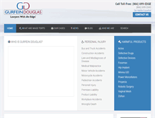 Tablet Screenshot of gurfeindouglas.com